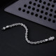 Fashion 6mm Iced Out Clasp Rope Bracelet for Men