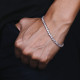 Hip Hop 3mm CZ Diamond Tennis Bracelet for Men