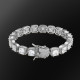 New Arrival 10mm CZ Diamond Mens Tennis Bracelet