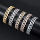 14mm Hip Hop Iced Out Cuban Link Bracelet for Men