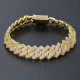 14mm Hip Hop Iced Out Cuban Link Bracelet for Men