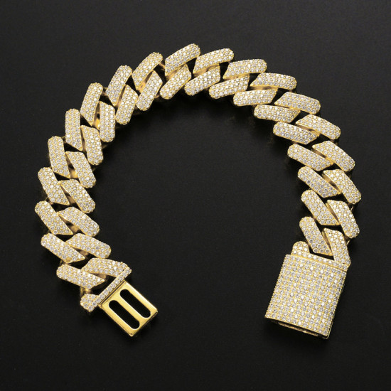 20mm Hip Hop New Arrival Cuban Link Bracelet for Men