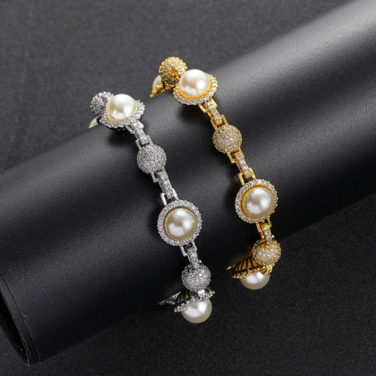 14mm New Arrival Pearls Bracelet for Men