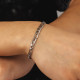 Simple Classic 6mm Stainless Steel Figaro Bracelet for Men