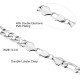 Newest 9mm Stainless Steel Figaro Bracelet for Men