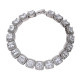 Trendy 10mm Square Diamond Mens Tennis Bracelet