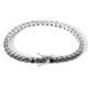 Cool Street 4mm Iced Out Black Tennis Bracelet for Men