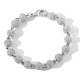 Hip Hop 8mm CZ Round Diamond Mens Bracelet