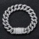 New Arrival 15mm Iced Out Cuban Link Bracelet for Men