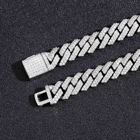 Modern 10mm Iced Out Cuban Link Bracelet for Men