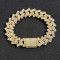 Trendy 16mm Iced Out Cuban Link Bracelet for Men