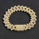 Trendy 16mm Iced Out Cuban Link Bracelet for Men