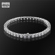 Newest 4mm 925 Sterling Silver CZ Diamond Womens Tennis Bracelet