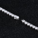 Newest 4mm 925 Sterling Silver CZ Diamond Womens Tennis Bracelet