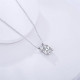 Lovely H 1.0 Carats VVS1 Moissanite Pendant Necklace for Women