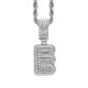 Trendy English Letter Hip Hop Pendent with 3mm Rope Chain