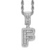 Trendy English Letter Hip Hop Pendent with 3mm Rope Chain