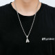 Trendy English Letter Hip Hop Pendent with 3mm Rope Chain