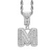 Trendy English Letter Hip Hop Pendent with 3mm Rope Chain