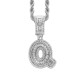 Trendy English Letter Hip Hop Pendent with 3mm Rope Chain