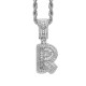 Trendy English Letter Hip Hop Pendent with 3mm Rope Chain