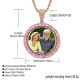 Customize Fashion Round Photos Double Side Pendant ( Send us Photo)