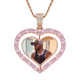 Customize Fashion Sweetheart Photos Double Side Pendant ( Send us Photo)