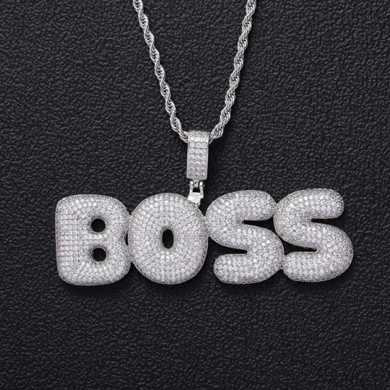 Fashion Newest Spiked Letter Pendants for Men