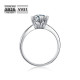 Excellent 0.5 Carats VVS1 Moissanite Rings for Women