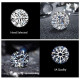 Excellent 0.5 Carats VVS1 Moissanite Rings for Women