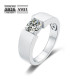 Iced Out 1.0 Carats VVS1 Moissanite Men Ring