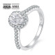 Trendy Oval 1.0 Carats VVS1 Moissanite Rings for Women