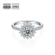 Cool Sun Flower 1.0 Carats VVS1 Moissanite Rings for Women