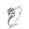 Cornelia 1.0 Carats Sterling Silver VVS1 Moissanite Rings