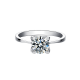 Dana 1.0 Carats Sterling Silver VVS1 Womens Moissanite Rings