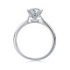 Dora Gorgeous 1.0 Carats Sterling Silver VVS1 Moissanite Rings