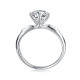 Alexis Glamorous Women 1.0 Carats Sterling Silver VVS1 Moissanite Rings