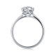 Alice Elegant Women 1.0 Carats Sterling Silver VVS1 Moissanite Rings