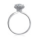 Eleanore Women 1.0 Carats Sterling Silver VVS1 Moissanite Rings