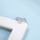 Elizabeth Fashion 1.0 Carats Sterling Silver VVS1 Moissanite Rings