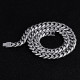 10mm Stainless Steel Miami Cuban Link Chain and Bracelet Set for Men