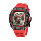 Fashion Hollow Mechanical Men's Watch with Silicone Strap