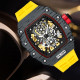 Automatic Mechanical Waterproof  Watch with Silicone Strap for Men