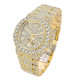 Fashion 42mm Fully Iced Round Bezel Diamond Watch for Men