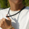 New Style 10mm Miami Cuban Chain in Black Gold for Men's Necklace