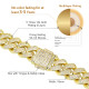 18mm Iced Out Diamond Cuban Link Chain in 14K Gold Iceforall