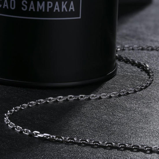 New Arrival 2.5mm 925 Sterling Silver Mens Cable Chains