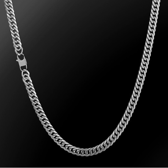 6-Sided | Fashion 6mm Miami Stainless Steel Cuban Link Chain