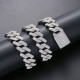 Luxury Hip Hop 20mm CZ Diamond Cuban Chain 