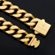 New Arrival 14mm Curb Chain Necklace with Hook Buckle Clasp